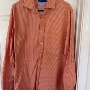 Tommy Hilfiger Orange Casual Button Down Shirt